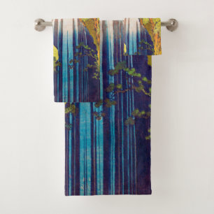 Wasserfall, Katsushika Hokusai, Ukiyo-e Badhandtuch Set