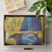 Wasserfall, Katsushika Hokusai, Ukiyo-e Seidenpapier (Geschenk)