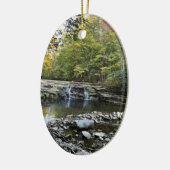 Wasserfall Keramik Ornament (Links)