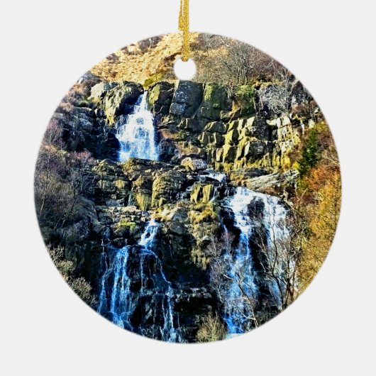 WASSERFALL KERAMIK ORNAMENT (Hinten)