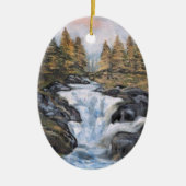 Wasserfall Keramikornament (Vorne)