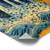 Wasserfall Kirifuri auf dem Berg Kurokami in Shimo Poster (Ecke)