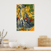 Wasserfall Kirifuri auf dem Berg Kurokami in Shimo Poster (Küche)