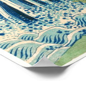 Wasserfall Kirifuri (Hiroshige) Poster (Ecke)