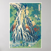 Wasserfall Kirifuri (Hiroshige) Poster (Vorne)