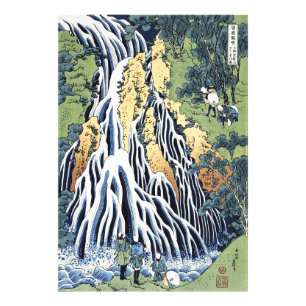 Wasserfall Kirifuri in der Nähe des Kurokami-Gebir Fotodruck