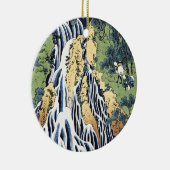 Wasserfall Kirifuri in der Nähe des Kurokami-Gebir Keramik Ornament (Rechts)