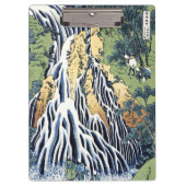 Wasserfall Kirifuri in der Nähe des Kurokami-Gebir Klemmbrett (Vorderseite)