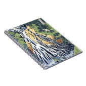 Wasserfall Kirifuri in der Nähe des Kurokami-Gebir Notizblock (Rechte Seite)