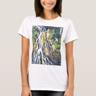 Wasserfall Kirifuri in der Nähe des Kurokami-Gebir T-Shirt