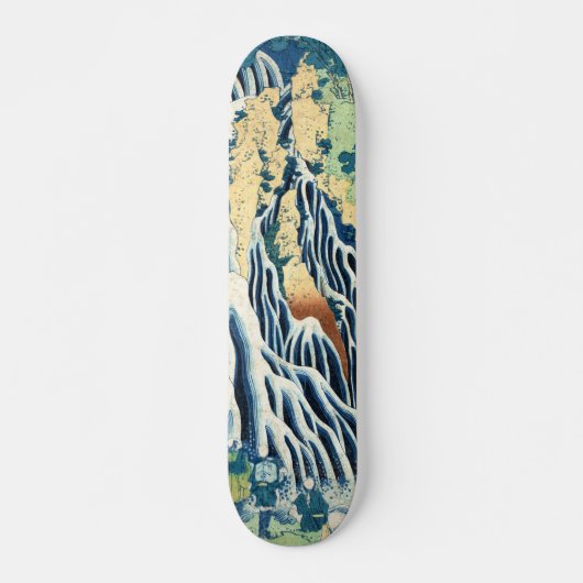 Wasserfall Kirifuri mt Kurokami Hokusai ukiyo e Skateboard (Vorne)