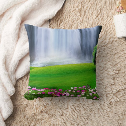 Wasserfall Kissen (Decke)
