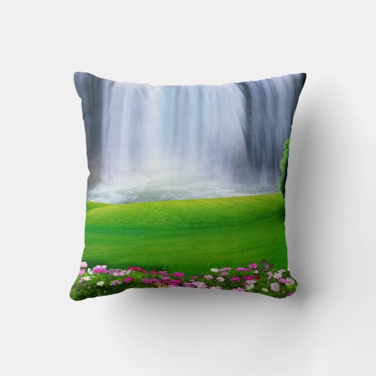 Wasserfall Kissen (Rückseite)