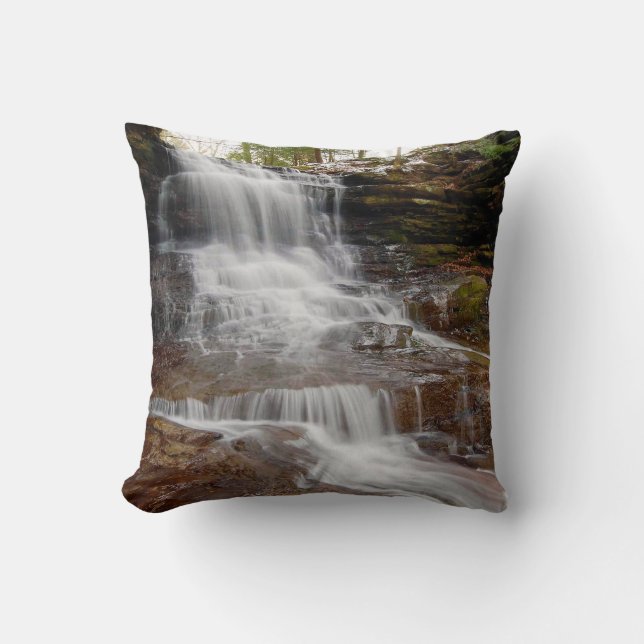 Wasserfall-Kissen Kissen (Vorderseite)