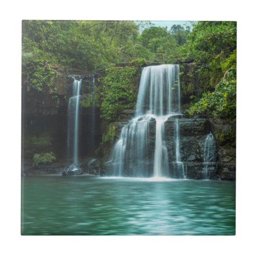 Wasserfall Klong Chao | KOH Kood Insel Fliese (Vorderseite)