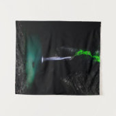 Wasserfall Kozjak in all seiner Pracht Wandteppich (Vorderseite (Horizontal))