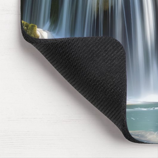 Wasserfall Landschaft Mousepad (Ecke)