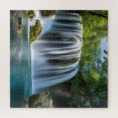 Wasserfall Landschaft Puzzle (Horizontal)