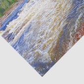 Wasserfall Landschaft Schöne Grüne Bäume Landschaf Seidenpapier (Ausschnitt)