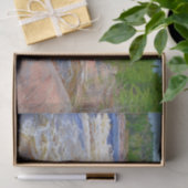 Wasserfall Landschaft Schöne Grüne Bäume Landschaf Seidenpapier (Geschenk)
