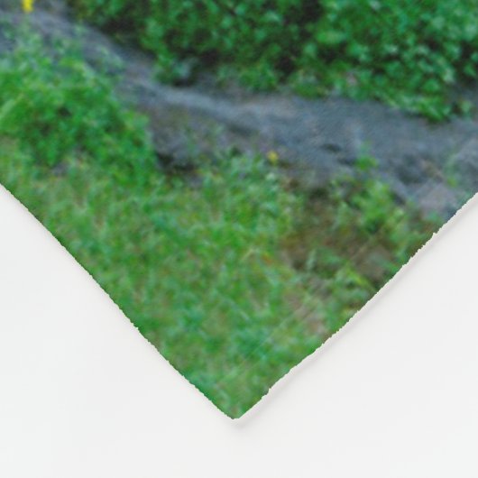 Wasserfall landschaftlich, Kalifornien Fleecedecke (Ecke)