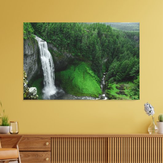 Wasserfall Leinwanddruck (Insitu (Wohnzimmer))
