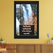 Wasserfall Leinwanddruck (Insitu (Wohnzimmer))