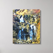 WASSERFALL LEINWANDDRUCK (Vorderseite)