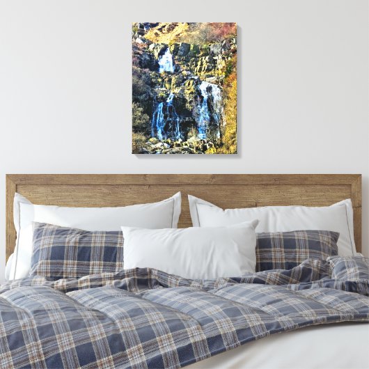 WASSERFALL LEINWANDDRUCK (Insitu (Schlafzimmer))