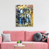 WASSERFALL LEINWANDDRUCK (Insitu (Wohnzimmer))
