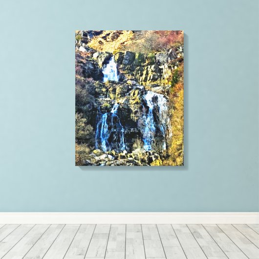 WASSERFALL LEINWANDDRUCK (Insitu (Holzboden))