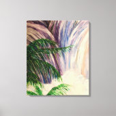 Wasserfall Leinwanddruck (Vorderseite)