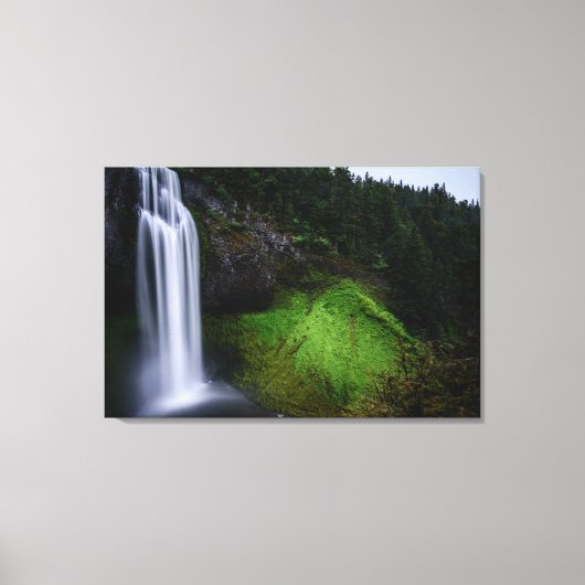 Wasserfall Leinwanddruck (Vorderseite)