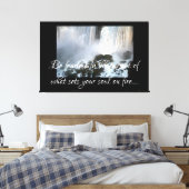 Wasserfall Leinwanddruck (Insitu (Schlafzimmer))