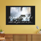 Wasserfall Leinwanddruck (Insitu (Wohnzimmer))