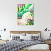 Wasserfall Leinwanddruck (Insitu (Schlafzimmer))