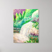 Wasserfall Leinwanddruck (Vorderseite)