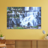 Wasserfall Leinwanddruck (Insitu (Wohnzimmer))