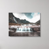 Wasserfall Leinwanddruck (Vorderseite)