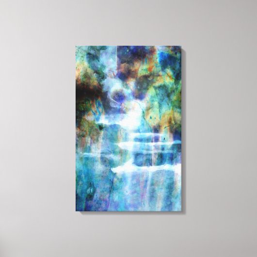 Wasserfall Leinwanddruck (Vorderseite)