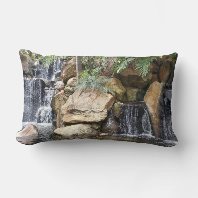 Wasserfall Lendenkissen (Vorderseite)