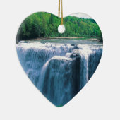 Wasserfall Letchworth Staats-Park New York Keramikornament (Rechts)