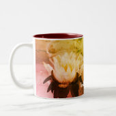 Wasserfall Lotus Personalisiert Zweifarbige Tasse (Links)