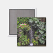 Wasserfall "Lush Garden", China Magnet (Vorderseite/Rückseite)