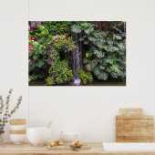 Wasserfall "Lush Garden", China Poster (Küche)
