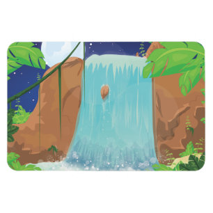 Wasserfall Magnet