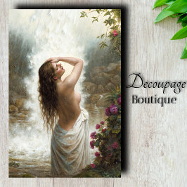 Wasserfall Maiden Decoupage Seidenpapier