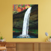 Wasserfall-Malerei Leinwanddruck (Insitu (Wohnzimmer))