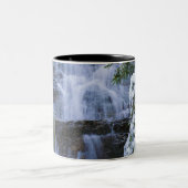 Wasserfall, Mammutbaum und Könige Canyon National Zweifarbige Tasse (Mittel)