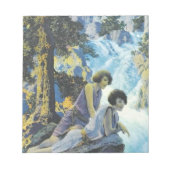 Wasserfall - Maxfield Parrish Notizblock (Vorderseite)